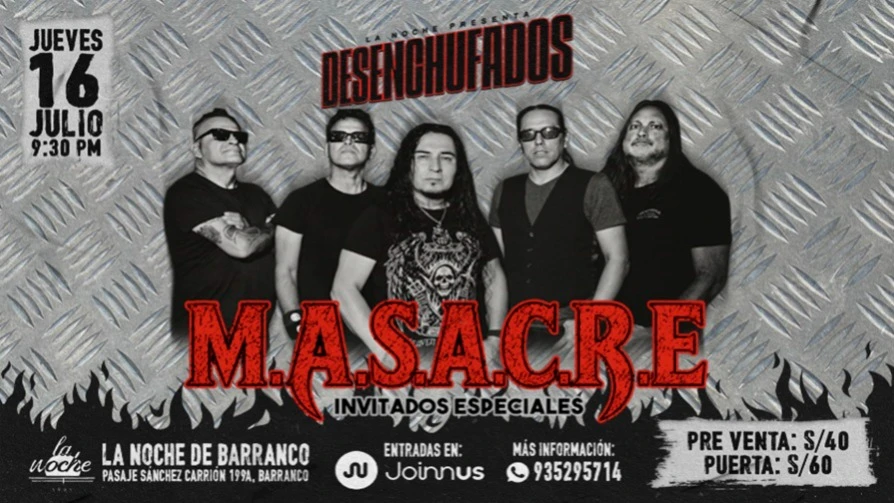 M.A.S.A.C.R.E DESENCHUFADOS