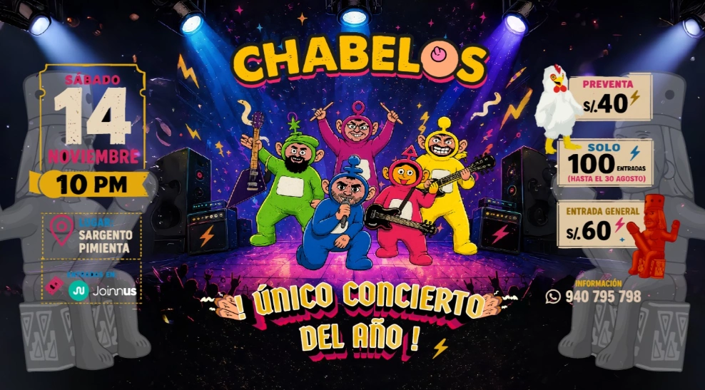 Chabelos Unico Concierto del Año