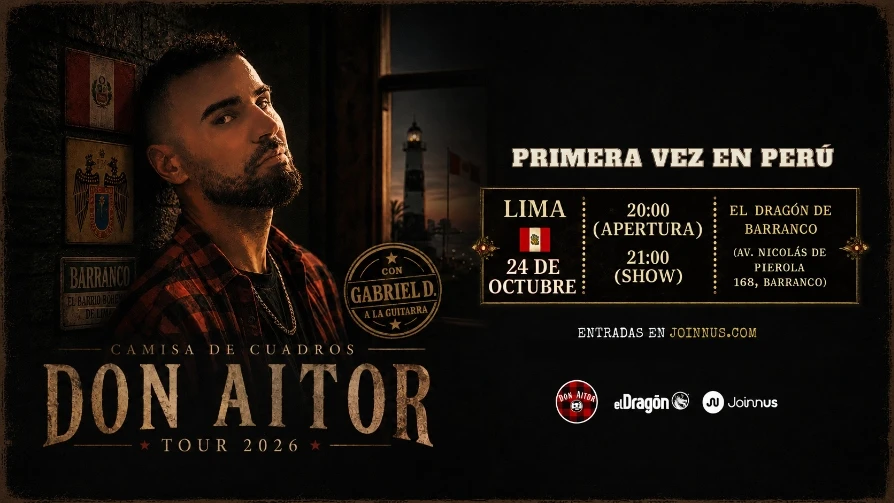 Don Aitor - Camisa de Cuadros Tour 2026 (lima)